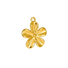 Load image into Gallery viewer, Extra Large Golden Flower Charm