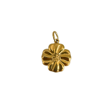 Load image into Gallery viewer, Large Golden Flower Charm
