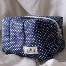 Load image into Gallery viewer, Midnight Dot Vanity Bag