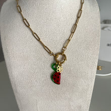 Load image into Gallery viewer, Watermelon Glass Charm