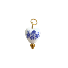 Load image into Gallery viewer, Ceramic Heart Charm