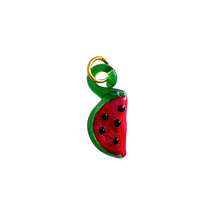Load image into Gallery viewer, Watermelon Glass Charm
