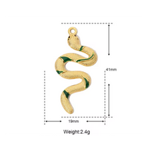 Load image into Gallery viewer, Extra Large Snake Charm
