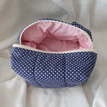 Load image into Gallery viewer, Midnight Dot Vanity Bag

